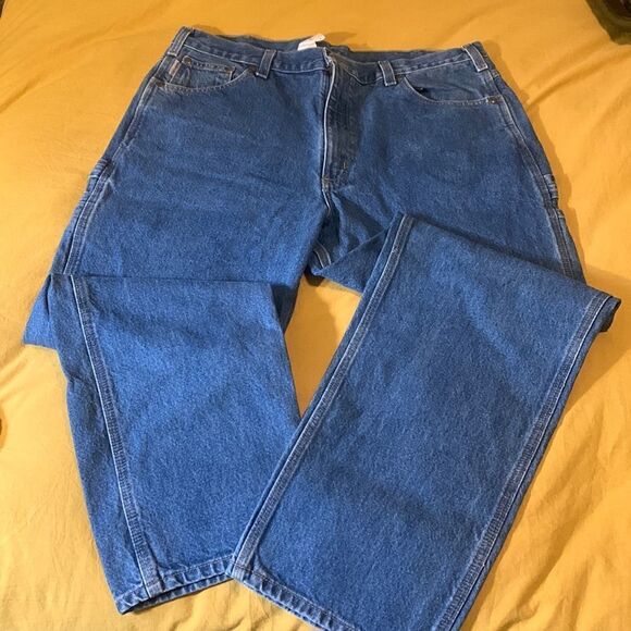 CARHARTT, jean carpenter pants, size 38x30, great condition, relax fit - Picture 1 of 12
